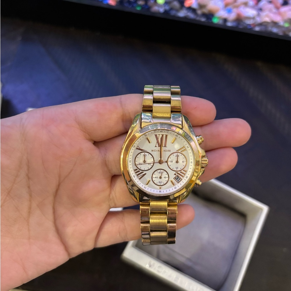 Michael Kors Two-Tone Gold and Silver Watch